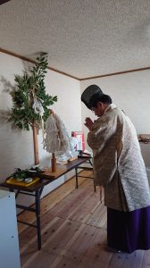 雲南市M様邸　安全祈願祭でした