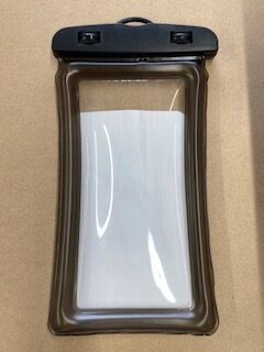 ロゴ入り防水スマホケース