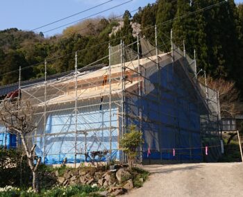 川本町増築リノベーション T様邸　木工事進んでいます
